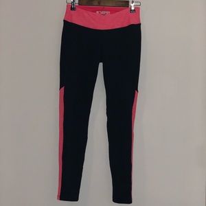 NB Black & Coral Dry Fit Leggings